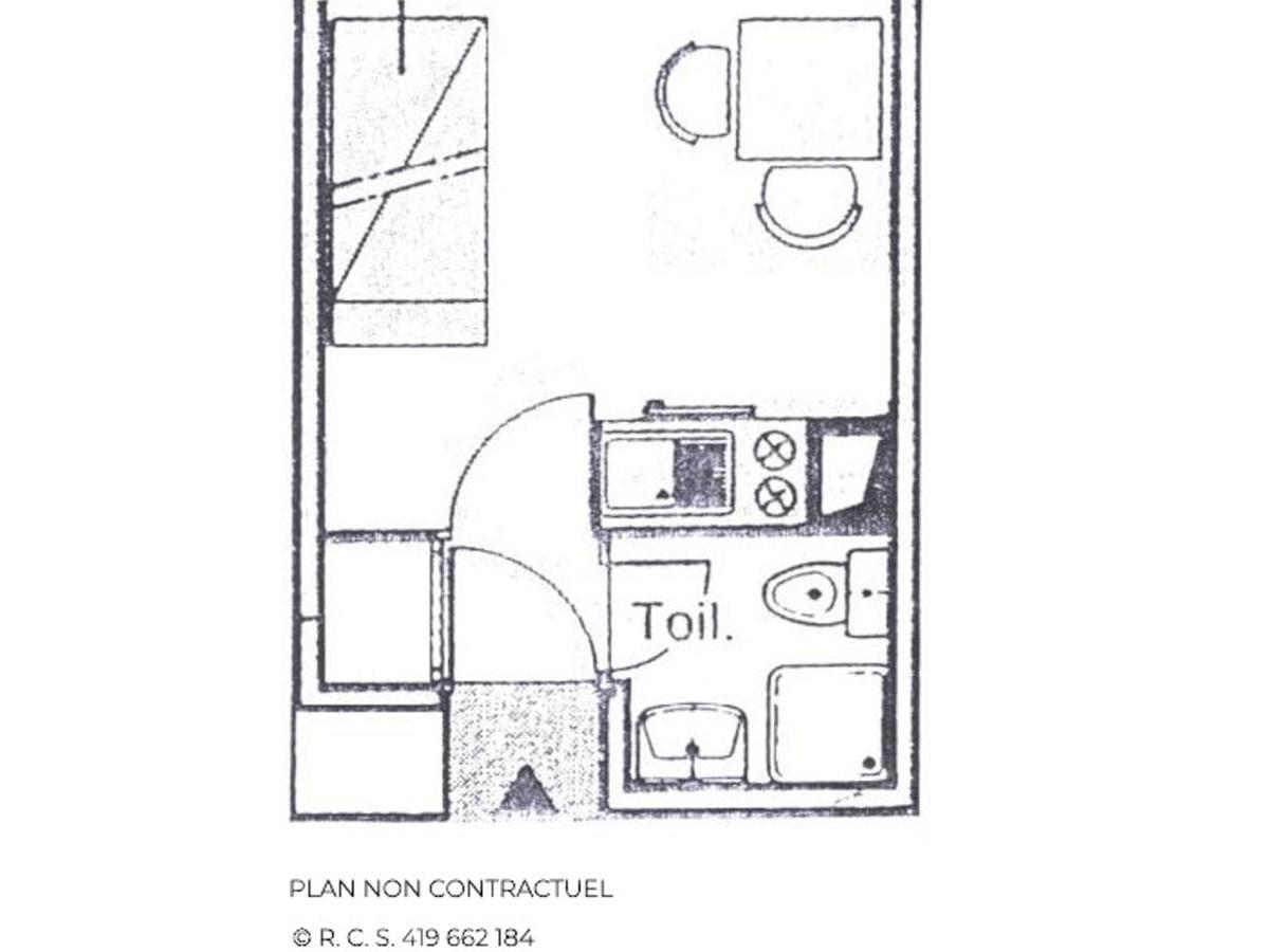 Studio Cosy Pour 2, La Croisette, Animaux Admis - Fr-1-452-161 Apartment Saint-Martin-de-Belleville Luaran gambar